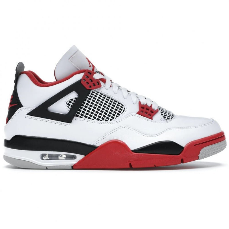 Tênis Air Jordan Retro 4 - Branco/Vermelho
