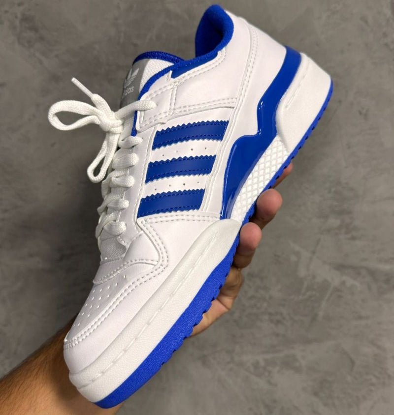 Tênis Forum Low 84 ADV - branco/royal