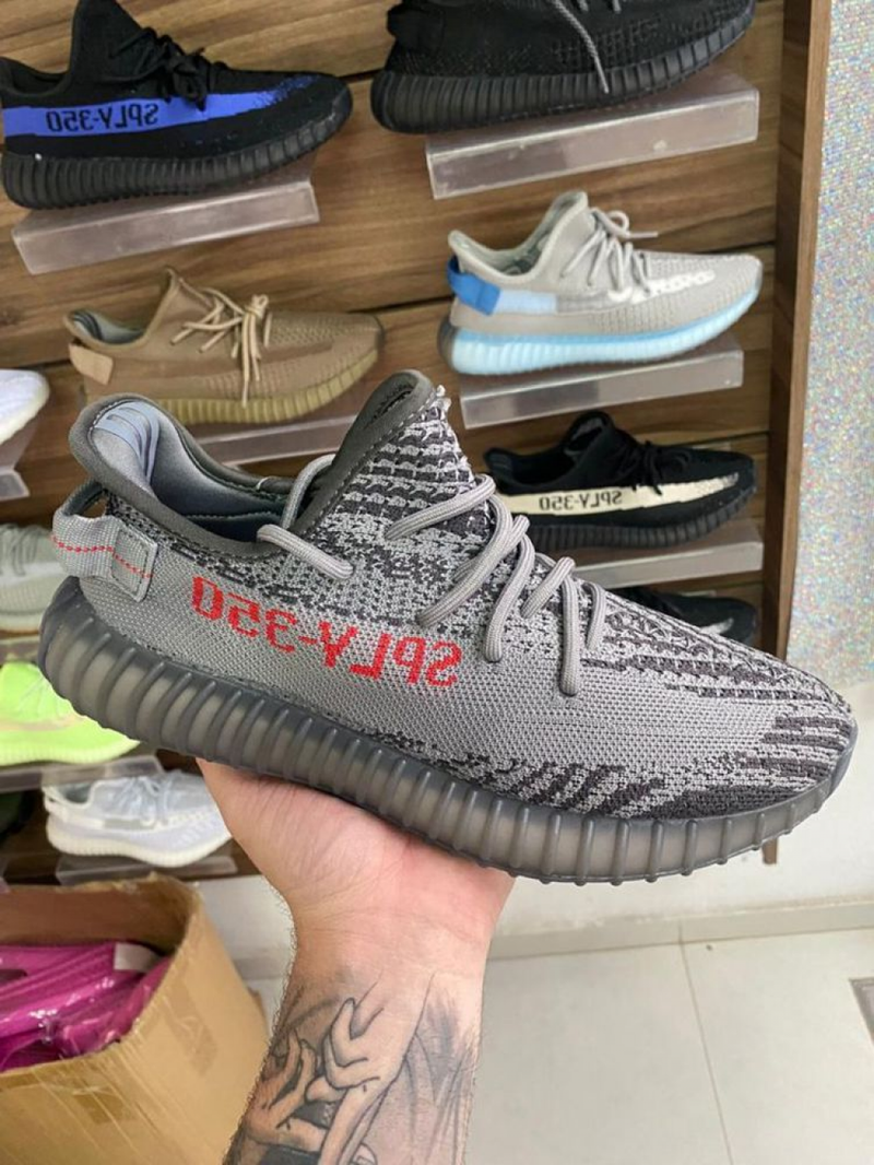 Tênis Yeezy Boost 350 - Beluga Cinza